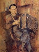 Jules Pascin Portrait of Man oil painting reproduction
